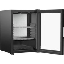 Elektromarla DRC 45 S All Black Edition Absorbe Sistem 45 Litre Cam Kapılı Minibar Mini Buzdolabı