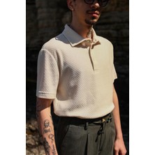 Düğmeli Polo Yaka Kısa Kol Erkek T-Shirt