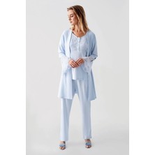 Freshness 322 Kadın Sabahlıklı Pijama Takımı