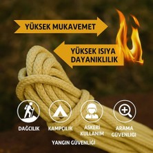 Kevlar Paracord Ip 4 mm Yanmaz Yüksek Mukavemetli