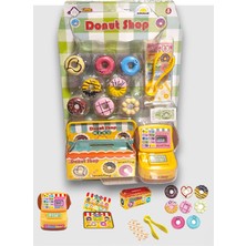 Çok Parçalı Mini  Donut Alışveriş Dükkan Seti - 14 Parça