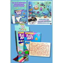 Foılart Peel & Press Yapışkanlı Renkli Basklı Folyo Sanatı 1 Li Okyanus Temalı Set