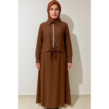Bu Stil Taşlı Bluz ve Etekli Takım(Dar Kalıp)