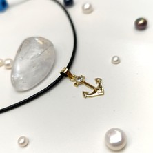 Gemi Çapası Kolye 14 Ayar Altın Hd Videolu