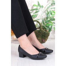 Fort 16504 Erdem Toka Detaylı Alçak Topuklu Kadın Ayakkabı