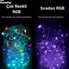 Sese Duyarlı Mobil ve Kumanda Kontrollü Adreslenebilir Rgb USB LED Aydınlatma (10 Metre)
