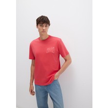 Mavi 1991 Baskılı Pembe Tişört 0612908-71079