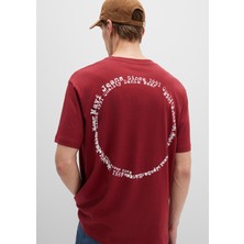 Mavi Mavi Jeans Baskılı Kırmızı Tişört 0612899-89065