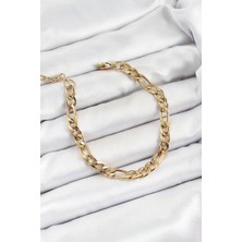 316L Çelik Gold Renk Zincir Erkek Bileklik