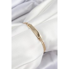 Pirinç Dikdörtgen Model Gold Renk Xuping Bebek Künyesi