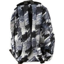 Bevitton Su Itici Kumaş Okul Çantası Unisex Kamuflaj