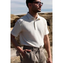 Düğmeli Polo Yaka Kısa Kol Erkek T-Shirt