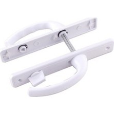 Poşetli Banyo-Wc - Kilitli Beyaz Pvc Kapı Kolu (4767) - VSR4861-6426