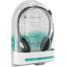 Logitech H111 Kablolu Stereo Kulaklık - Gri