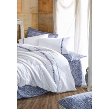 Cotton Box Majestic Seri Çift Kişilik Nevresim Takımı Delmor Lacivert