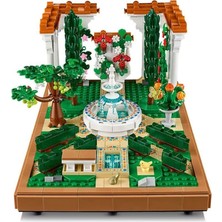 LEGO® Icons Fıskiyeli Bahçe 10359 - Yetişkinler için Model Yapım Seti (1302 Parça)