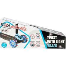 Cool Wheels Twist 3 + Yüksekliği Ayarlanabilir Işıklı Scooter Mavi FR58055
