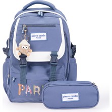 Pierre Cardin Unisex Okul Çanta Seti PCSET07PC1111802-MAVI
