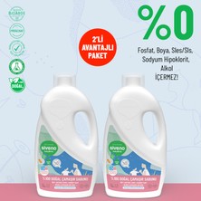Siveno %100 Doğal Bebek Çamaşır Sabunu Kendinden Yumuşatıcılı Bitkisel Deterjan Vegan 1000 ml X2 Adet