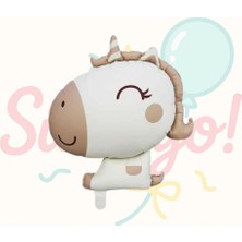 İkm Balon Unicorn Kafa Folyo Balon