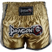 Dragondo MT3076 Shiny Muay Thai Gold Kick Boks Şortu