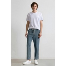 DeFacto Yumuşak Dokulu Wide Leg Jean Pantolon F2967AX25SP