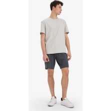 DeFacto Slim Fit Dar Kesim Cepli Pamuklu Basic Düz Bermuda Şort W1105AZ25SP