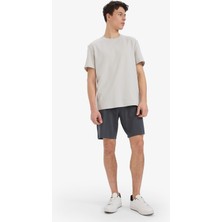 DeFacto Slim Fit Dar Kesim Cepli Pamuklu Basic Düz Bermuda Şort W1105AZ25SP