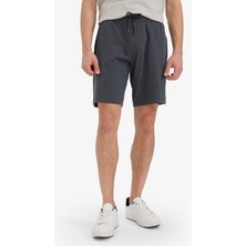 DeFacto Slim Fit Dar Kesim Cepli Pamuklu Basic Düz Bermuda Şort W1105AZ25SP
