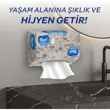 Selpak El ve Yüz Havlusu Kutulu Mermer Desen 5*80 Yaprak