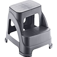 Hobby Life Büyük Merdivo Basamaklı Tabure (Siyah)