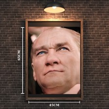 Atatürk Tablo Serisi 30 Çerçevesiz 45X65CM Pvc Tablo