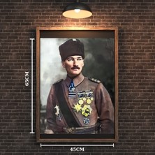 Atatürk Tablo Serisi 32 Çerçevesiz 45X65CM Pvc Tablo