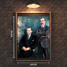 Atatürk Tablo Serisi 29 Çerçevesiz 45X65CM Pvc Tablo