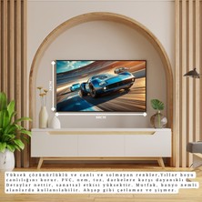 Otomobil Temalı Yarış Pistinde Kıyasıya Çerçevesiz Pvc Tablo 60X34 cm