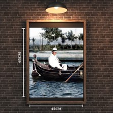 Atatürk Tablo Serisi 35 Çerçevesiz 45X65CM Pvc Tablo