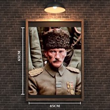 Atatürk Tablo Serisi 12 Çerçevesiz 45X65CM Pvc Tablo