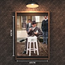 Atatürk Tablo Serisi 31 Çerçevesiz 45X65CM Pvc Tablo