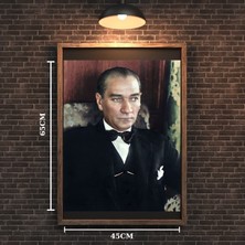 Atatürk Tablo Serisi 20 Çerçevesiz 45X65CM Pvc Tablo
