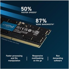 Crucial 32GB Ddr5 4800 Sodımm CL40 CT32G48C40S5 Notebook Ram