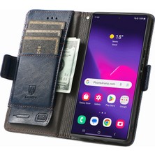 SZY Mall Samsung Galaxy S25 Ultra Cüzdan Kılıfı, Kart Tutucu, Rfıd Engelleme Destekli Pu Deri Kapaklı Kılıf ve Telefon Kılıfı ile Uyumlu (Yurt Dışından)
