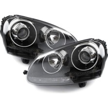 Vw Golf 5 2003-2009 Siyah Mercekli R32 Ön Far Lambası