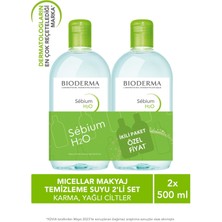 Seddar Collection Bioderma Sebium H2O 500 ml - Ikili Paket