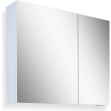 Teta Home Yalova 80 cm Mdf Banyo Aynalı Üst Dolap