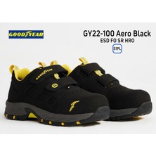 Goodyear Iş Ayakkabısı - GY22-100 Aero Black Esd Fo Sr Hro S1PL - 46