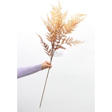 Yapay Retro Uzun Eğrelti Dalı 100 cm Kahverengi