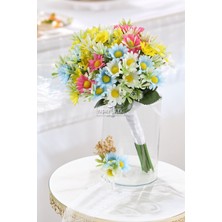 Papatya Bahçesi Gelin Buketi 2li Set