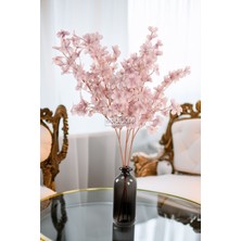Yapay Kiraz Çiçeği Dalı Dekoratif Çiçek 90CM Pudra Mor