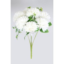Yapay Pinnata Yıldız Çiçeği 42 cm Beyaz