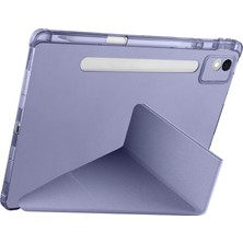 Lenovo Idea Tab Pro 12.7 TB373FU Uyumlu Kalem Bölmeli 4 Kademe Standlı Kılıf